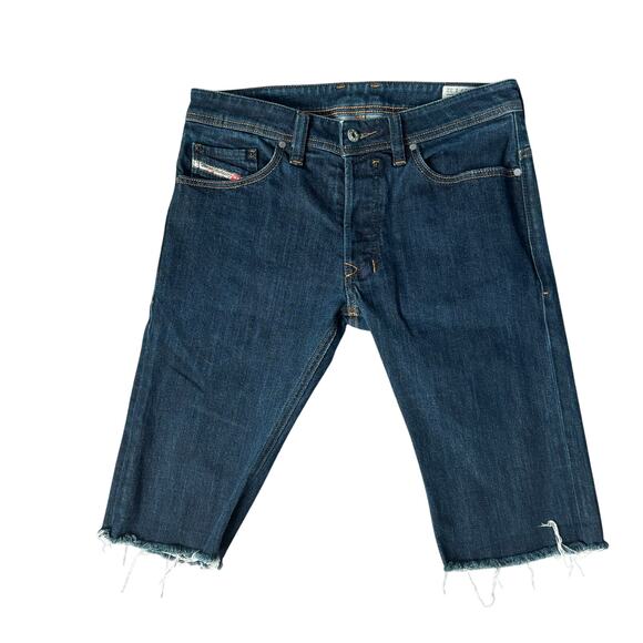 Custom Diesel Safado 14" Jorts (Jeans Shorts) — Y2K 90s Grunge - Picture 1 of 4